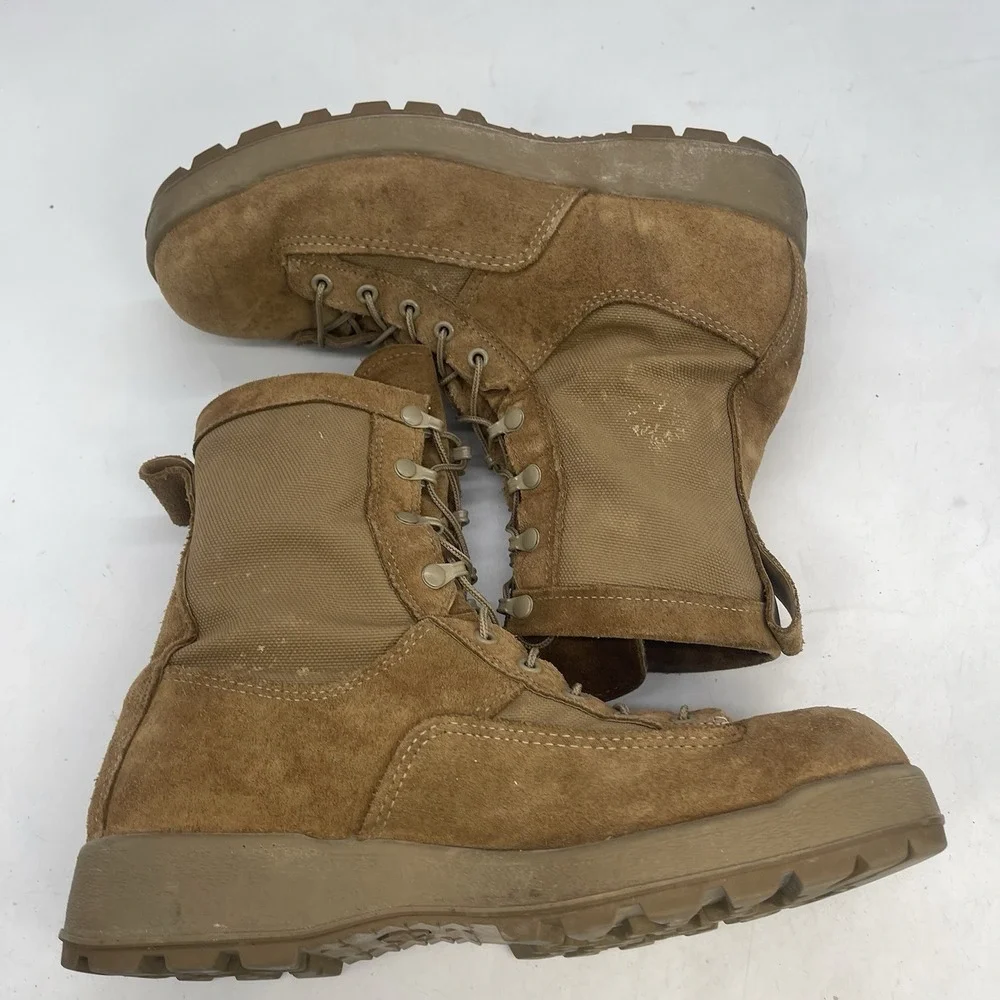 McRae Footwear Military Boots Mens 10.5 R ARMY Combat Hot Weather Coyote Brown